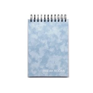 Cloth & Paper (C&P) [BREAK ROOM] Spiral Notepad Dot Grid Frosted Cover Notebook